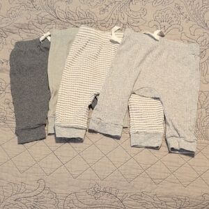 Gerber Baby Gray and Cream Joggers Set